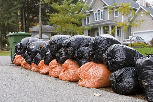 Eco-friendly waste disposal during garden clearance